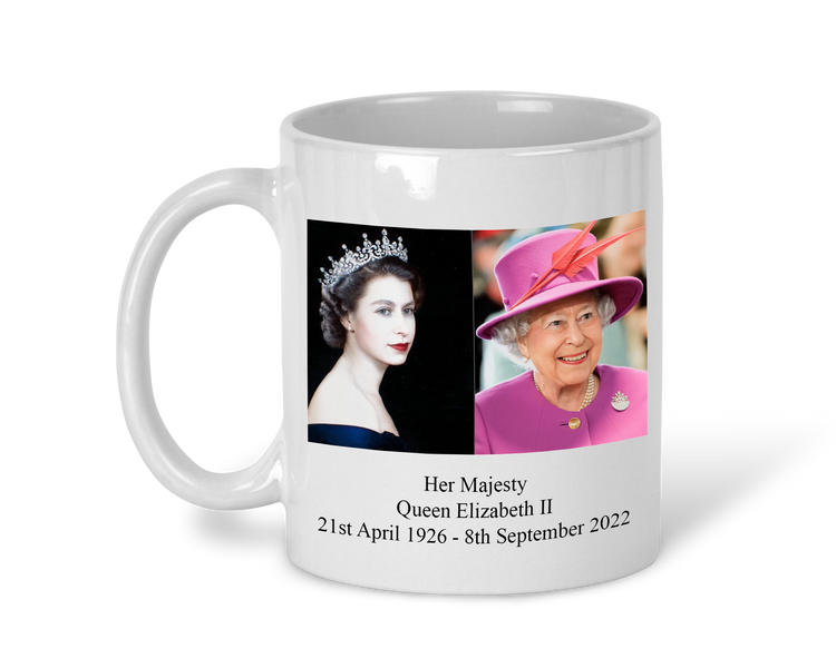 Queen Elizabeth II RIP Memorabilia Memory Mug 1926-2022
