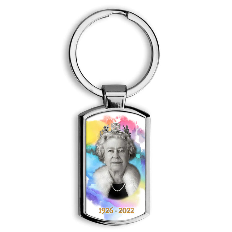 Queen Elizabeth II Memorabilia Memory Keyring