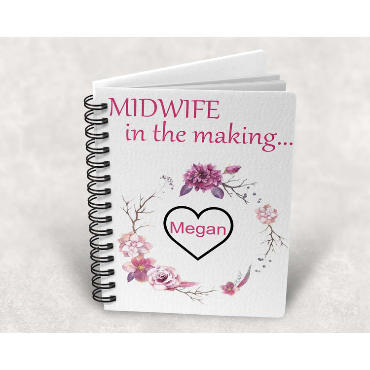 A4 Student midwife notepad / notebook - Personalised:notepadEndlessPrintsUK