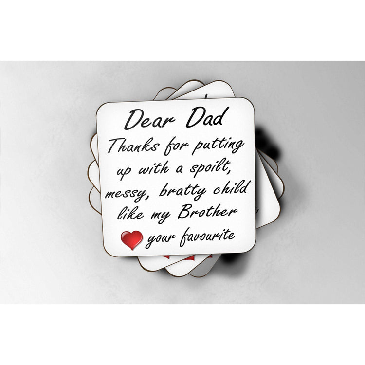 Bratty Brother - Drinks Coaster:CoasterEndlessPrintsUK