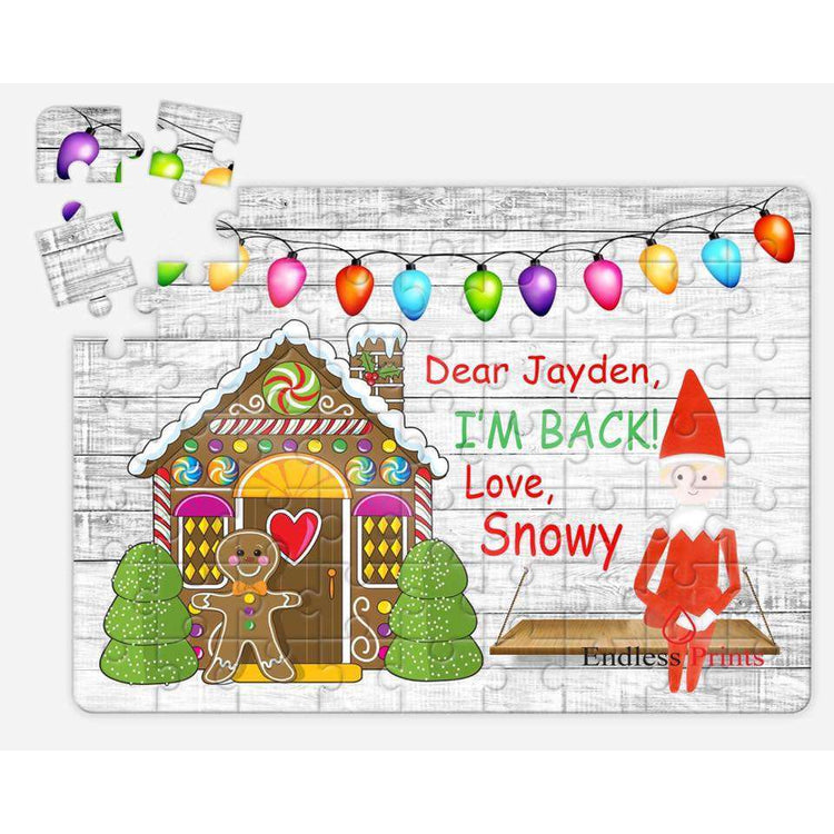 Christmas Puzzle Elf Announcement Jigsaw:Jigsaw