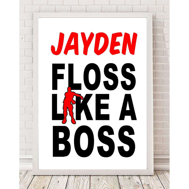 Floss like a Boss - Poster Print:PosterEndlessPrintsUK