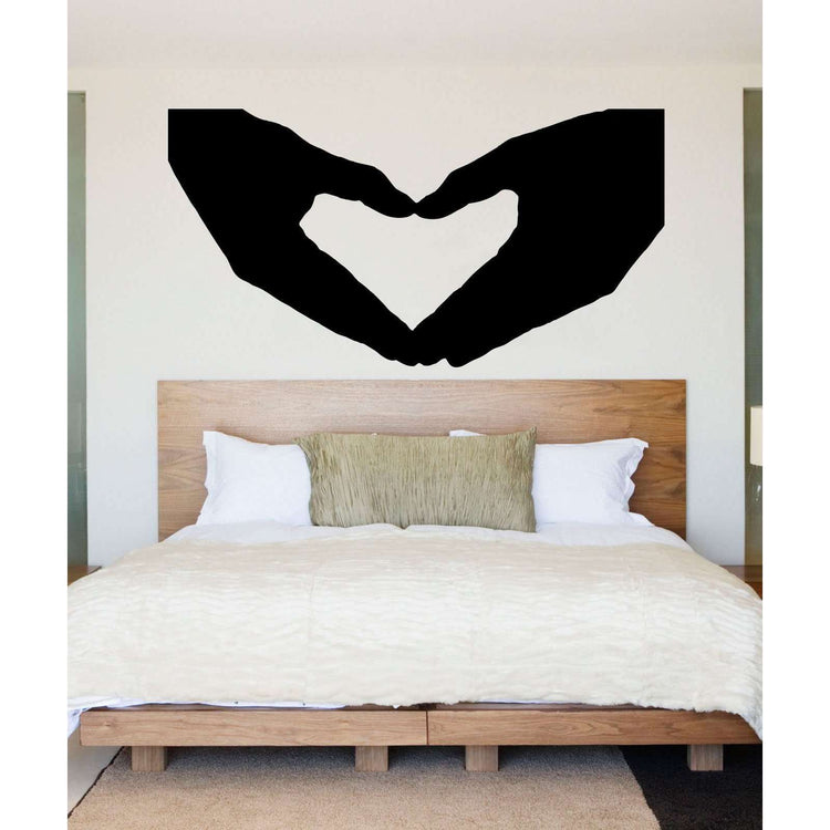 Heart in hands:Wall Art StickerEndlessPrintsUK