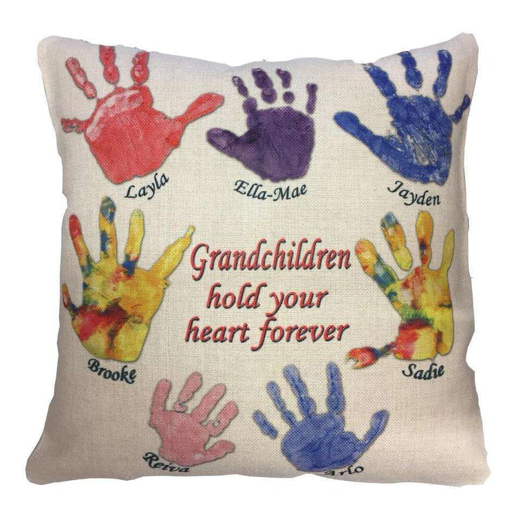 Personalised Handprint Cushion:CushionEndlessPrintsUK