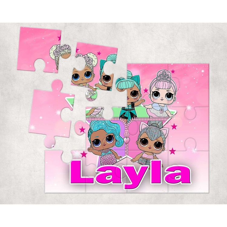 Personalised LOL Doll jigsaw:JigsawEndlessPrintsUK