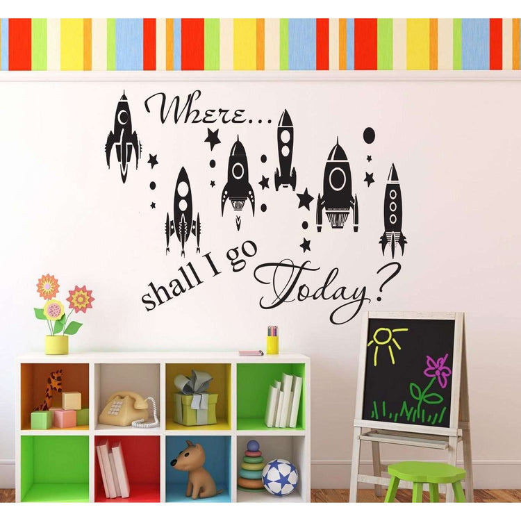 Rockets - Where shall I go today:Wall Art StickerEndlessPrintsUK