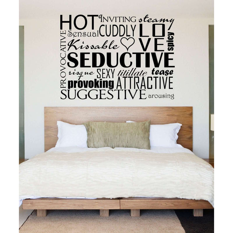 Seductive Words:Wall Art StickerEndlessPrintsUK