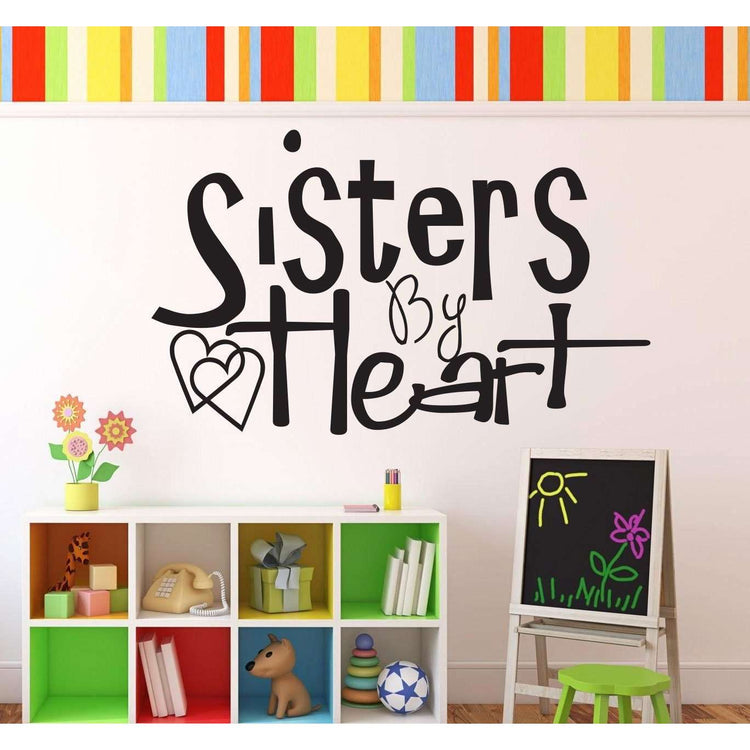 Sisters by Heart:Wall Art StickerEndlessPrintsUK