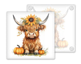 Highland Cow Endless Prints Coaster