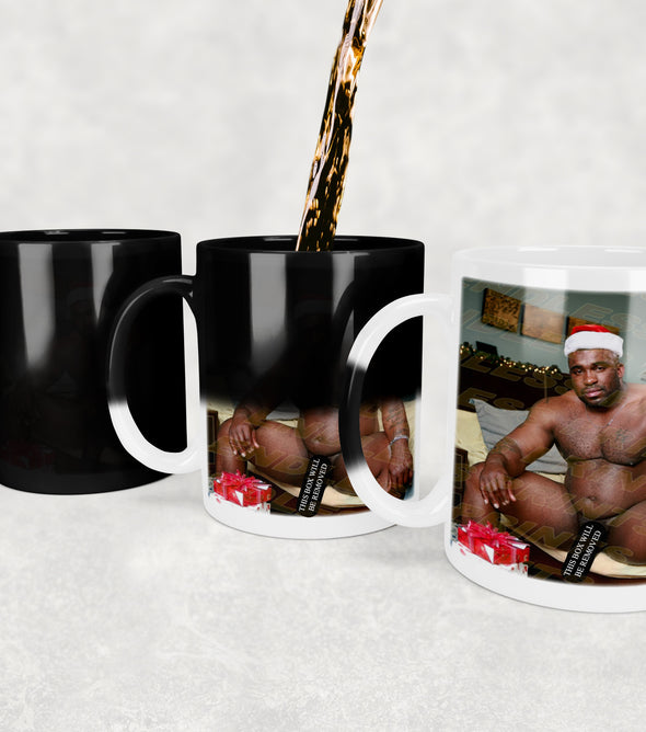 Barry Wood Christmas Funny Colour Changing Prank Mug