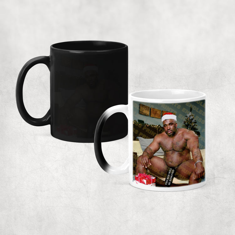 Barry Wood Christmas Funny Colour Changing Prank Mug