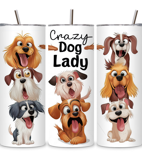 Crazy Dog Lady Tumbler