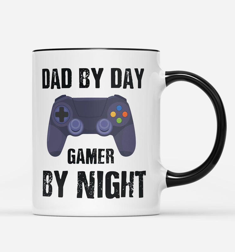 Dad by Day, Gamer by Night - Father's Day 11oz Mug Funny Gift…