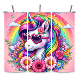 Rainbow Unicorn Tumbler