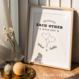 Annoying each other since - Personalised Print