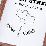 Annoying each other since - Personalised Print