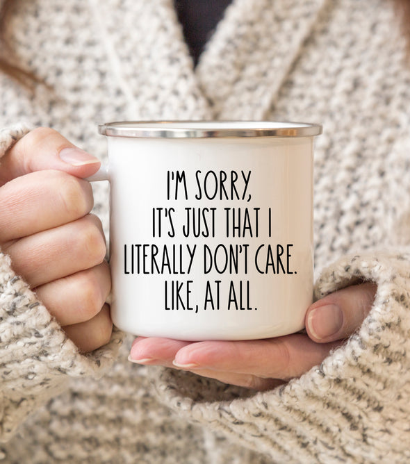 Funny Sarcastic Joke Coffee Mug Tin Mug