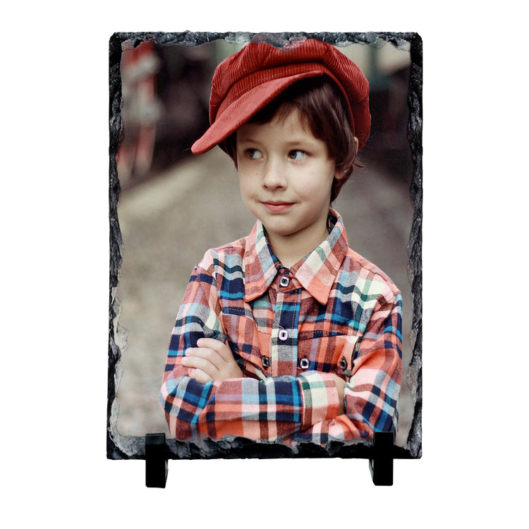 personalised photo rock slate gift