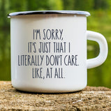 Funny Sarcastic Joke Coffee Mug Tin Mug