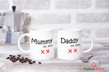Matching Mugs for new mummy & Daddy