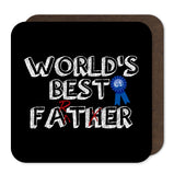 worlds best father farter coaster perfect gift