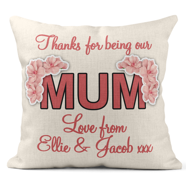 Personalised Mother's Day Cushion Pillow
