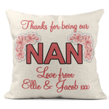 Personalised Mother's Day Cushion Pillow