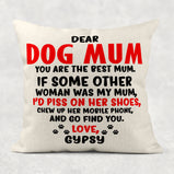 best dog mug gift cushion pillow 