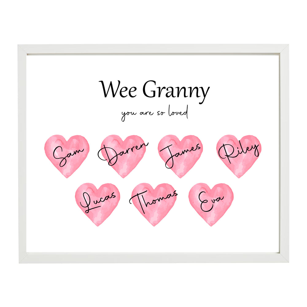 personalised mother's day print 