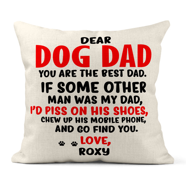 Personalised dog dad gift fathers day 