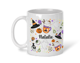 Personalised Halloween Mug - Autumn Mug With Name - Hot Chocolate Mug