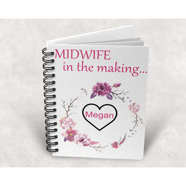 A4 Student midwife notepad / notebook - Personalised:notepadEndlessPrintsUK