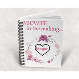A4 Student midwife notepad / notebook - Personalised:notepadEndlessPrintsUK