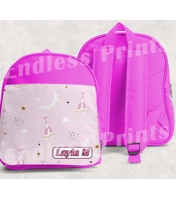 Ballerina School Backpack - Personalised:BackpackEndlessPrintsUK