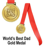 Best Dad Gold Medal:MedalEndlessPrintsUK