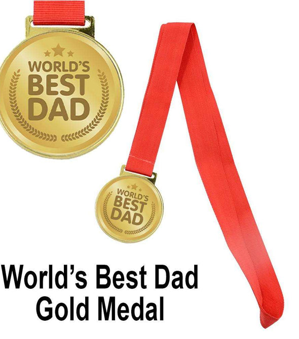 Best Dad Gold Medal:MedalEndlessPrintsUK