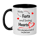 Stinky Farts & Loving Hearts - Father's Day Mug