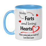 Stinky Farts & Loving Hearts - Father's Day Mug