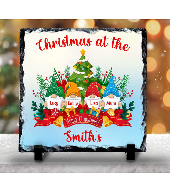 Christmas Gonk Rock Slate - Personalised:SlateEndlessPrintsUK