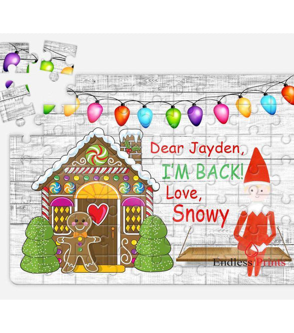 Christmas Puzzle Elf Announcement Jigsaw:Jigsaw