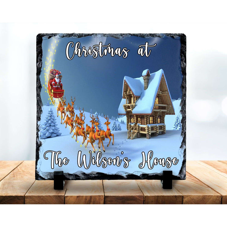 Christmas Rock Slate - Personalised:SlateEndlessPrintsUK