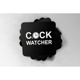 Clock (C*ck) Watcher - Drinks Coaster:CoasterEndlessPrintsUK