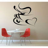 Coffee Cup:Wall Art StickerEndlessPrintsUK