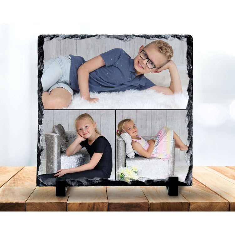 Collage Photo Rock Slate 15 x 15cm:SlateEndlessPrintsUK