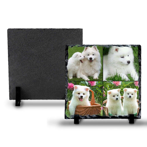 Collage Photo Rock Slate 15 x 15cm:SlateEndlessPrintsUK