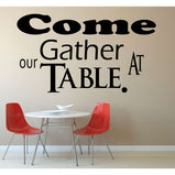 Come gather at our table:Wall Art StickerEndlessPrintsUK