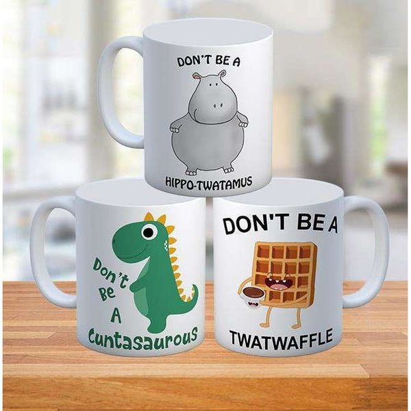 Cuntasaurous, Twatwaffle, Hippo-Twatamous Mugs:Mug