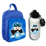 DanTDM Lunch Bag &  Water Bottle School Set - No personalisation:BackpackEndlessPrintsUK