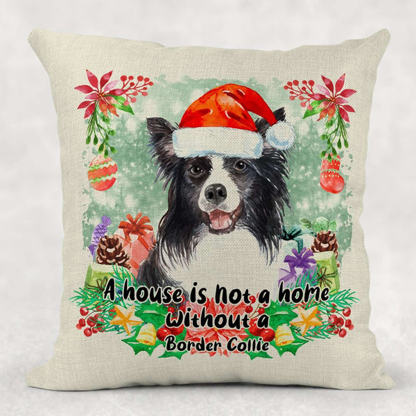 Dog Christmas Cushion Decoration:CushionEndlessPrintsUK