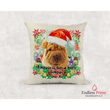 Dog Christmas Cushion Decoration:Cushion